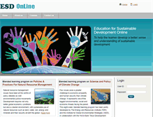 Tablet Screenshot of esdonline.org